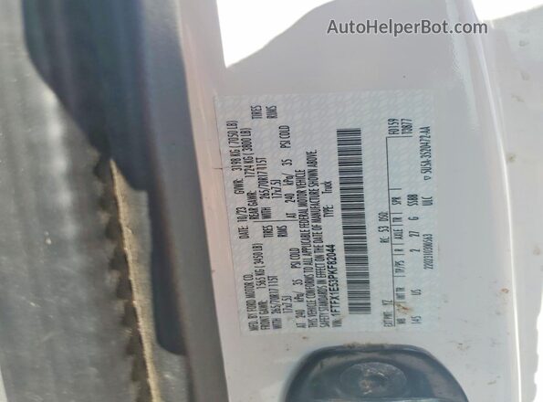 1FTFX1E53PKF82044 2023 FORD F150 White Widok komory silnika