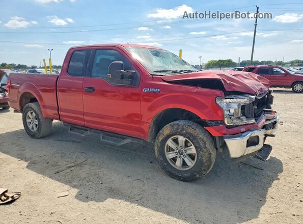1FTFX1E54JFE41144 2018 FORD F150 Red Delantero derecho