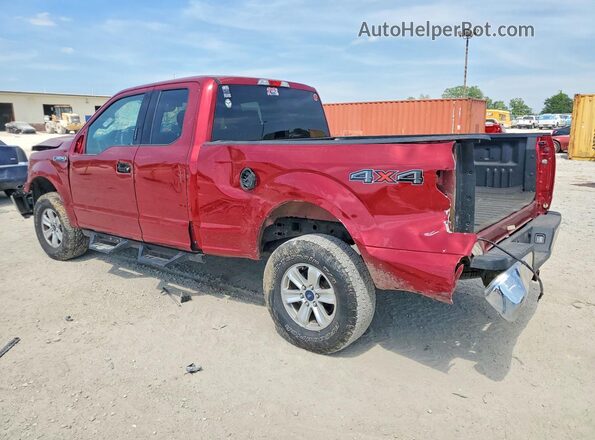 1FTFX1E54JFE41144 2018 FORD F150 Red Trasero izquierdo