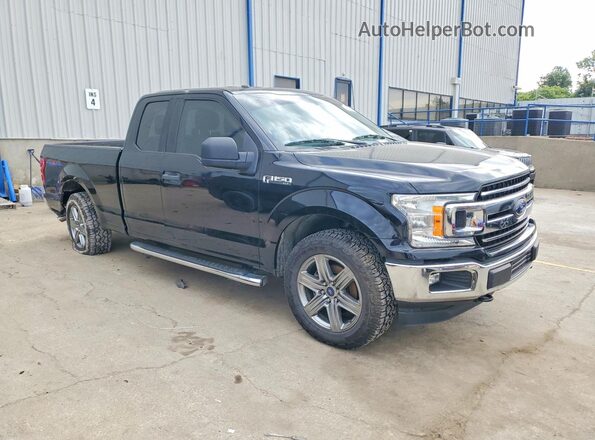 1FTFX1E54JKF85347 2018 FORD F150 Black Delantero derecho