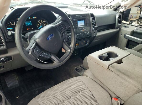 1FTFX1E54JKF85347 2018 FORD F150 Black Vista del salpicadero