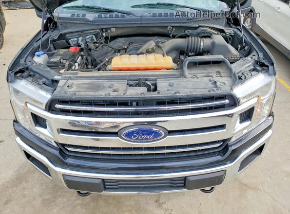 1FTFX1E54JKF85347 2018 FORD F150 Black Vista interior trasera