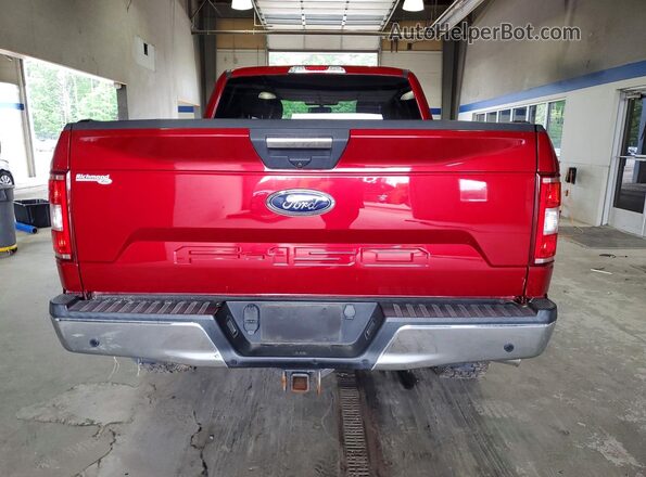 1FTFX1E55JKG00258 2018 FORD F150 Red Հետևի տեսք