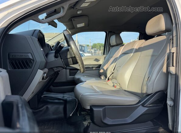1FTFX1E55KKC16305 2019 FORD F150 White Widok wnętrza z przodu