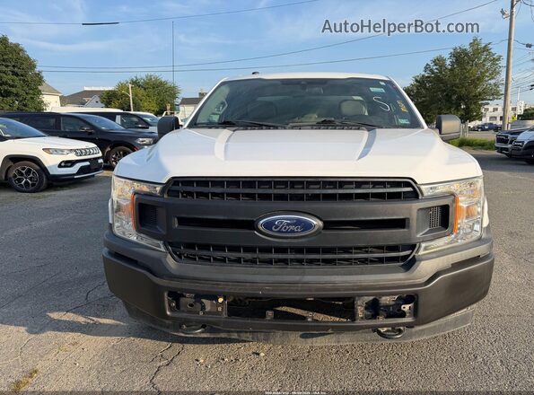 1FTFX1E55KKC16305 2019 FORD F150 White Widok deski rozdzielczej