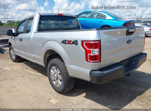 1FTFX1E57JFE10518 2018 FORD F150 Silver Հետևի ձախ