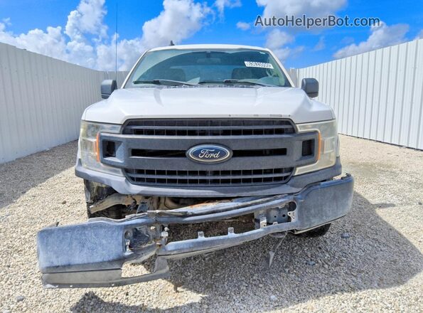 1FTFX1E57LFB35459 2020 FORD F150 White Դիմացի տեսք