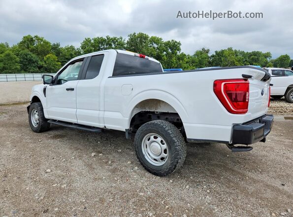 1FTFX1E57NFB81019 2022 FORD F150 White Rear left