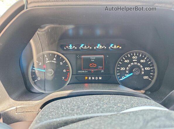 1FTFX1E58LKF01517 2020 FORD F150 Белый Вид щитка приборов