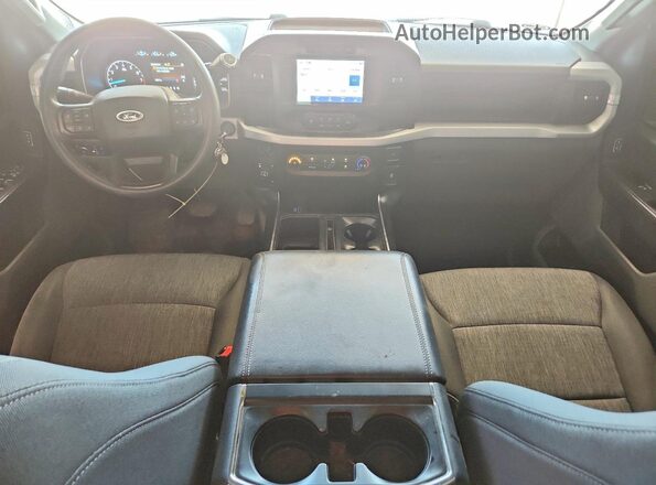 1FTFX1E58NKE64701 2022 FORD F150 White Widok deski rozdzielczej
