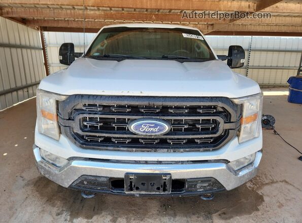 1FTFX1E58NKE64701 2022 FORD F150 White Widok naklejki z numerem VIN