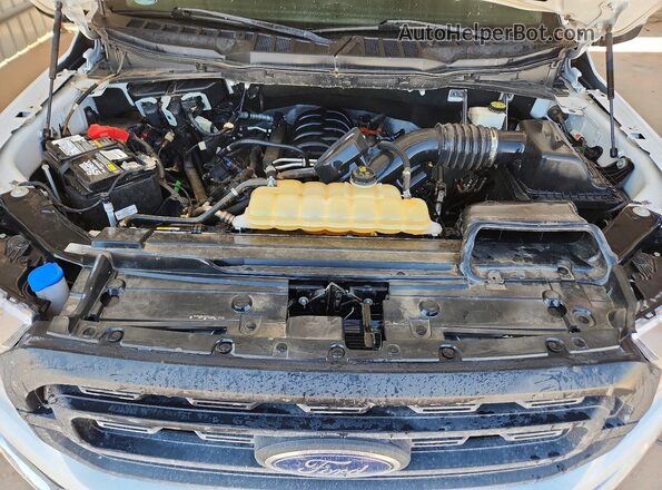 1FTFX1E58NKE64701 2022 FORD F150 White Widok wnętrza z tyłu