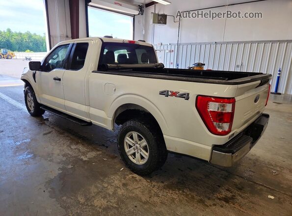 1FTFX1E59NFB90269 2022 FORD F150 White Trasero izquierdo