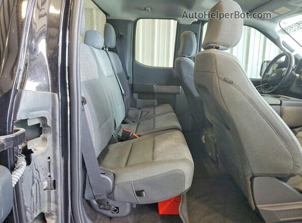 1FTFX1E59NKD98689 2022 FORD F150 Black Հետևի նստատեղերի տեսք