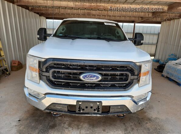 1FTFX1E59NKE64657 2022 FORD F150 White Vista de la etiqueta del VIN
