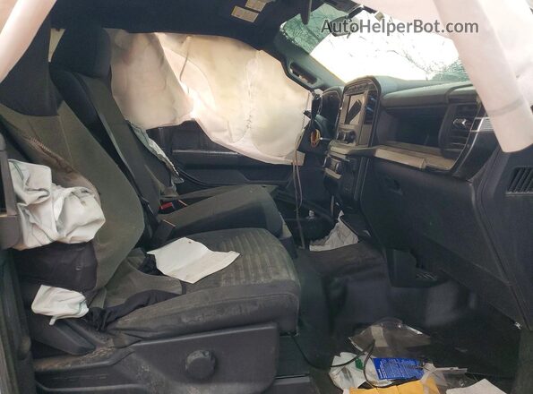 1FTFX1E80NFA93147 2022 FORD F150 White Вид салону спереду