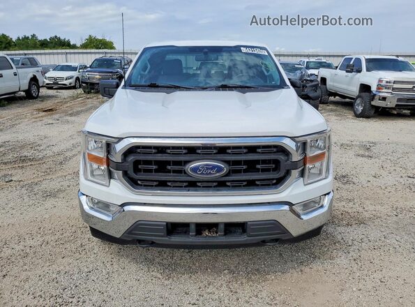 1FTFX1E87MKF07613 2021 FORD F150 Белый Вид спереди