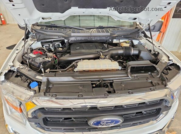 1FTFX1E87MKF07613 2021 FORD F150 Белый Вид задней части салона