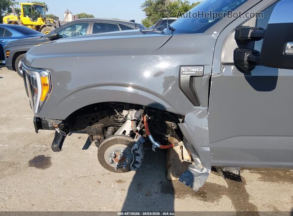 1FTFX1E89MKD62428 2021 FORD F150 Gray Դիմացի տեսք