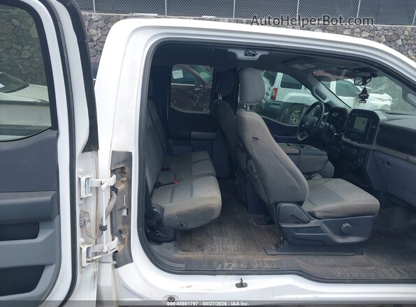 1FTFX1E8XMKE08266 2021 FORD F150 White VIN կոդի պիտակի տեսք