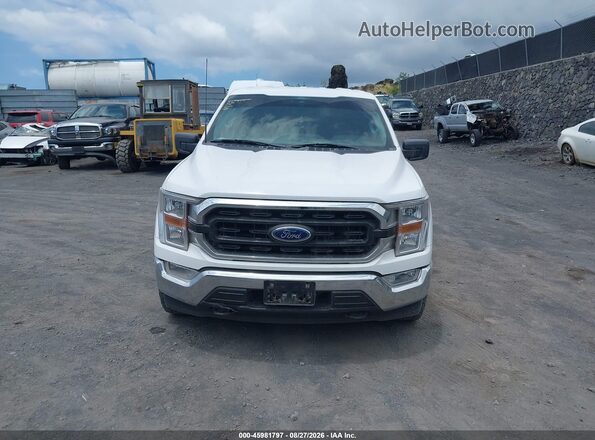 1FTFX1E8XMKE08266 2021 FORD F150 White Սարքավորումների վահանակի տեսք