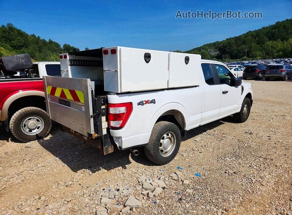 1FTFX1E8XMKE24905 2021 FORD F150 Белый Задняя правая четверть
