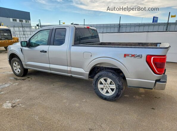 1FTFX1E8XPKE52711 2023 FORD F150 Серебряный Задняя левая четверть