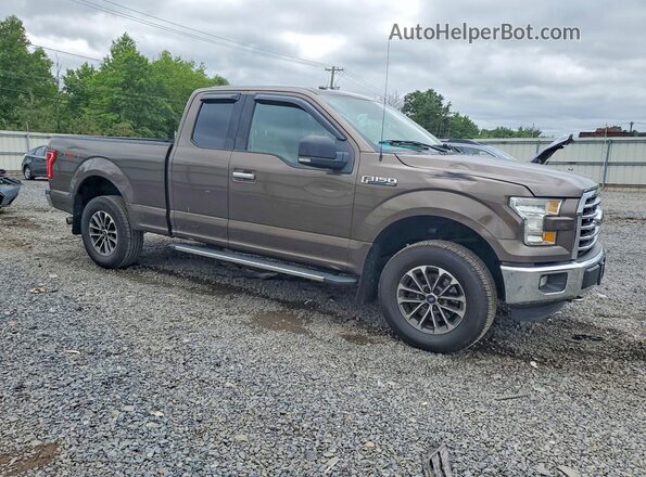 1FTFX1EF1GFD29984 2016 FORD F150 Коричневый Передняя правая четверть