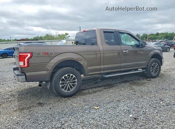 1FTFX1EF1GFD29984 2016 FORD F150 Коричневый Задняя правая четверть