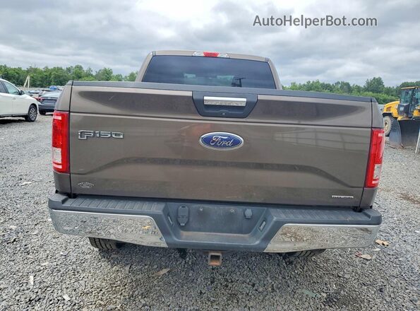 1FTFX1EF1GFD29984 2016 FORD F150 Коричневый Вид сзади