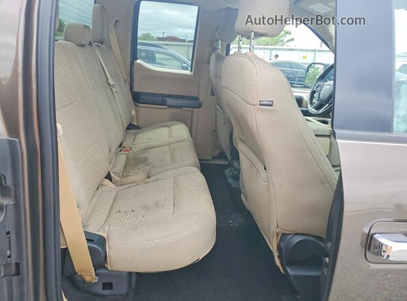 1FTFX1EF1GFD29984 2016 FORD F150 Коричневый Вид задней части салона