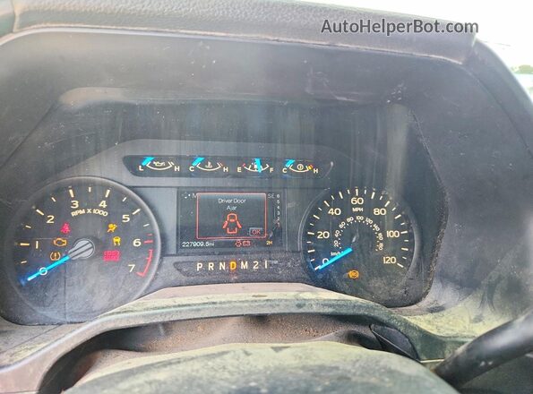 1FTFX1EF1GKF26239 2016 FORD F150 White Instrument cluster view