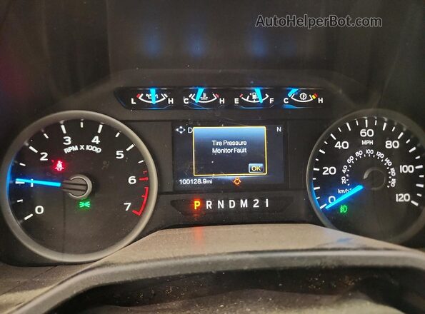 1FTFX1EF4GFA60735 2016 FORD F150 Серый Вид щитка приборов