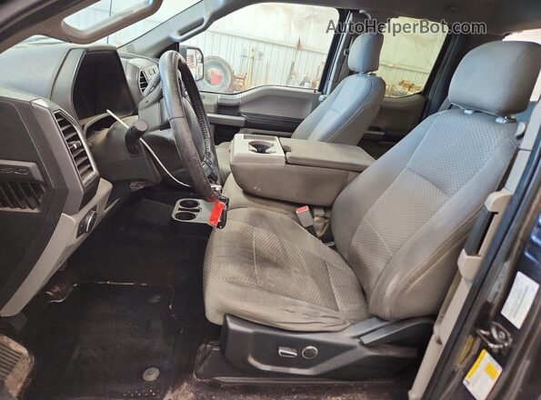 1FTFX1EF4GFA60735 2016 FORD F150 Серый Вид салона спереди