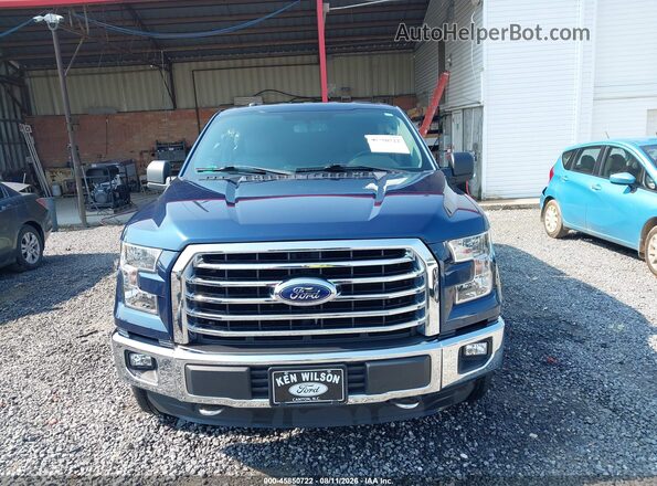 1FTFX1EF4GFD32801 2016 FORD F150 Dark Blue ხელსაწყოთა პანელის ხედი