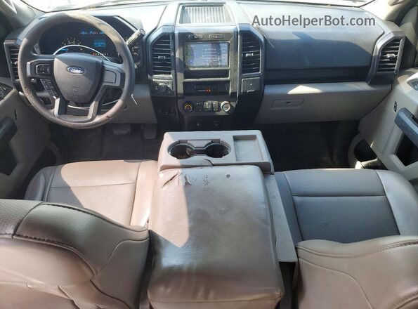 1FTFX1EF7HFA99594 2017 FORD F150 White Вид панелі приладів