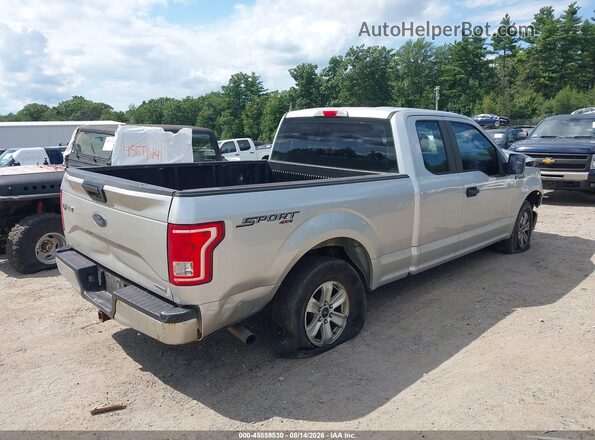 1FTFX1EF8GFA75044 2016 FORD F150 Серебряный Задняя правая четверть