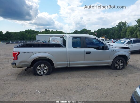 1FTFX1EF8GFA75044 2016 FORD F150 Серебряный Вид задней части салона
