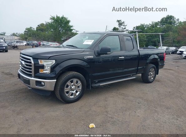 1FTFX1EF8GKD64416 2016 FORD F150 Black Przód lewy