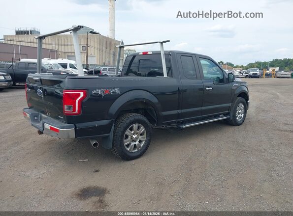 1FTFX1EF8GKD64416 2016 FORD F150 Black Tył prawy