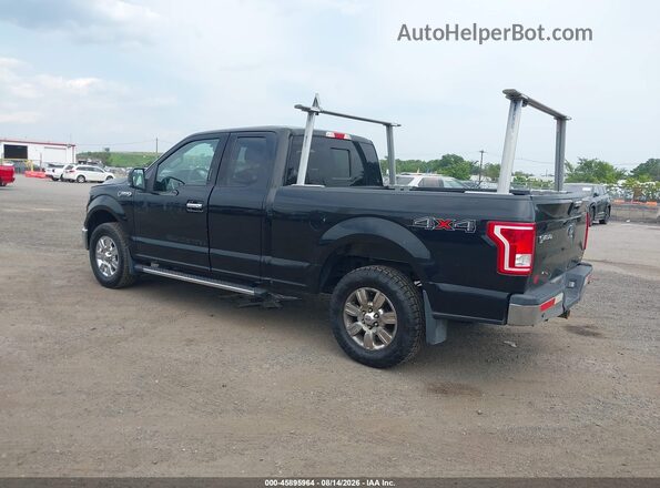 1FTFX1EF8GKD64416 2016 FORD F150 Black Tył lewy