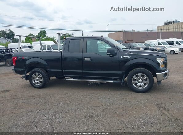 1FTFX1EF8GKD64416 2016 FORD F150 Black Widok wnętrza z tyłu