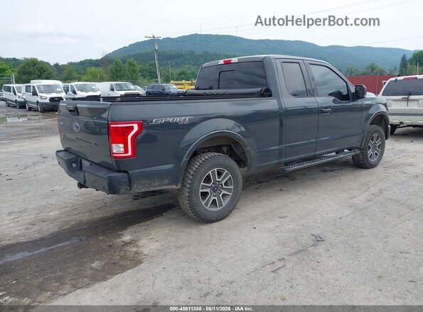 1FTFX1EF8HFB38385 2017 FORD F150 Gray Trasero derecho