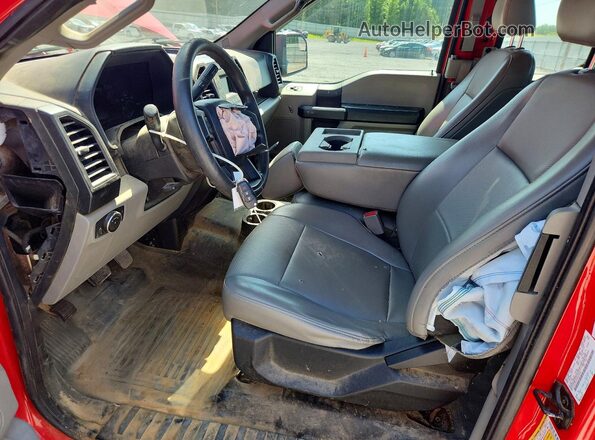 1FTFX1EFXGFC07754 2016 FORD F150 Red Front interior view