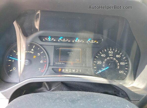 1FTFX1EFXGFC39412 2016 FORD F150 White ხელსაწყოთა პანელის ხედი