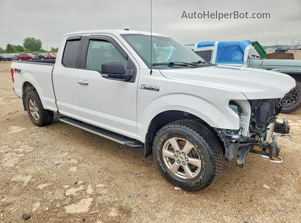 1FTFX1EG2JFB13206 2018 FORD F150 White Przód prawy