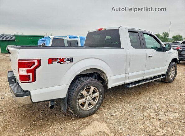 1FTFX1EG2JFB13206 2018 FORD F150 White Tył prawy