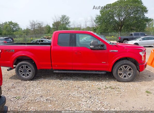 1FTFX1EG3GKD72061 2016 FORD F150 Красный Вид задней части салона