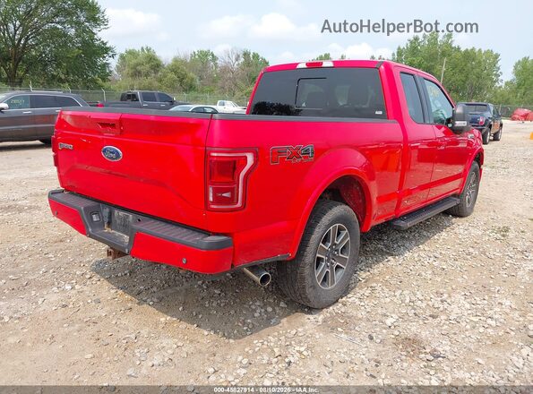 1FTFX1EG3GKD72061 2016 FORD F150 Красный Задняя правая четверть
