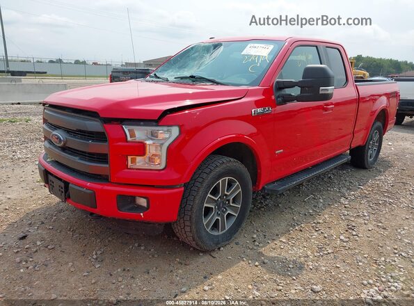 1FTFX1EG3GKD72061 2016 FORD F150 Красный Передняя левая четверть